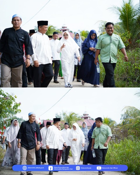 Afni Salat Idul Adha di Tasik Betung Sungai Mandau, Ternyata Ada Chemistry-nya....