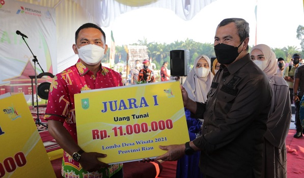 Kampung Dayun Siak Juara 1 Lomba Desa Wisata se Riau