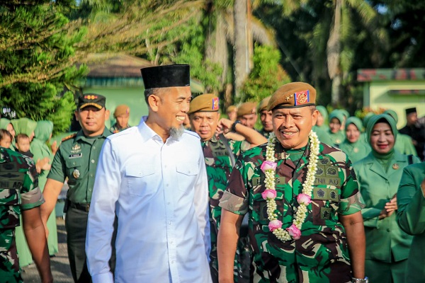 Cek Kesiapan Prajurit,Danpussenarhanud Kunjungan ke Dumai