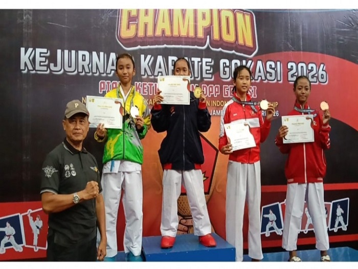 Alesha Ayudia Inara Sumbang Perak untuk Riau di Kejurnas Karate Gokasi 2026