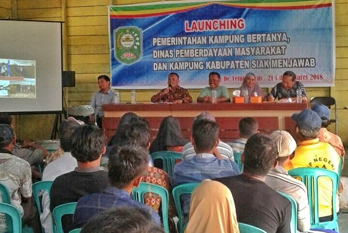 Pemkab Siak Mulai Tour de Kampung dari Teluk Lanus