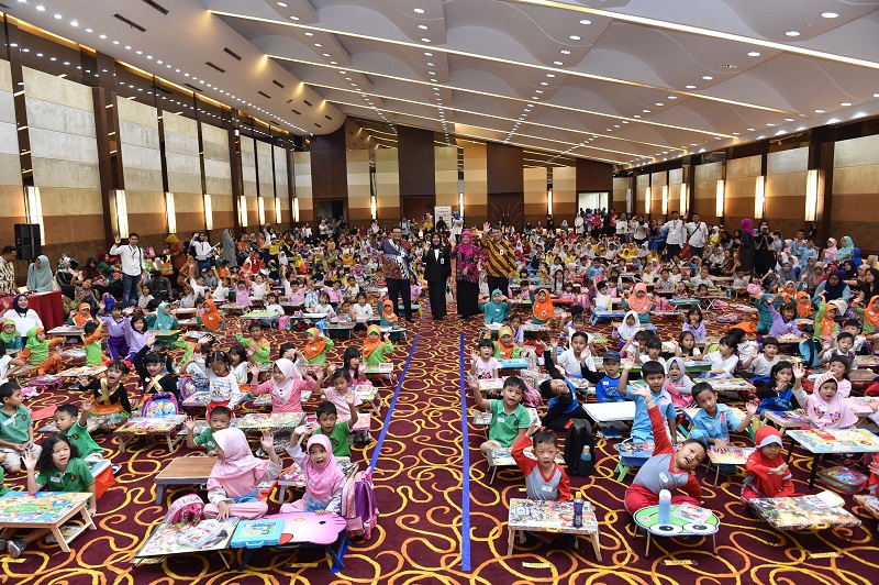 Bersama OJK, BRK Gelar Lomba Mewarnai untuk Siswa TK dan SD Kota Pekanbaru