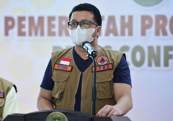 Bertambah 583 Kasus, Ini Sebaran Covid-19  di 12 Kabupaten Kota di Riau