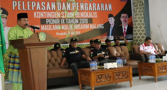Bupati Bengkalis Lepaskan Kontingen Laskar Melayu STAIN Bengkalis