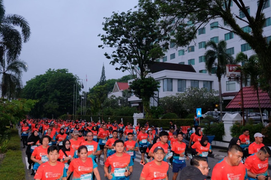 Gubri Meriahkan Bhayangkara Run 2025, Serukan Cinta Alam dan Penyelamatan TNTN