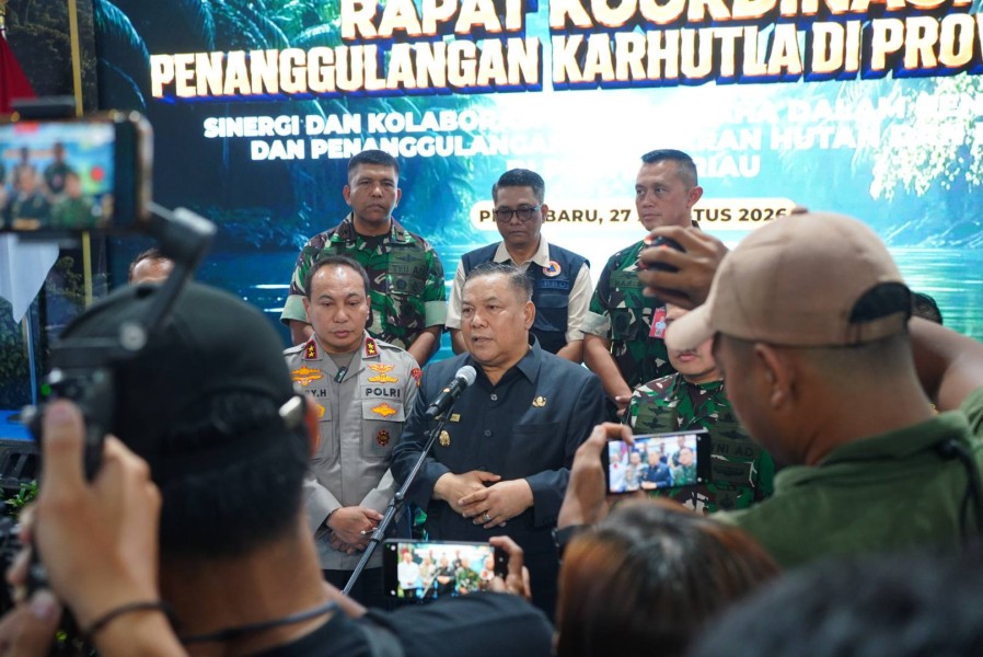 Plt Gubri SF Hariyanto Dorong Kolaborasi Perusahaan untuk Penanggulangan Karhutla