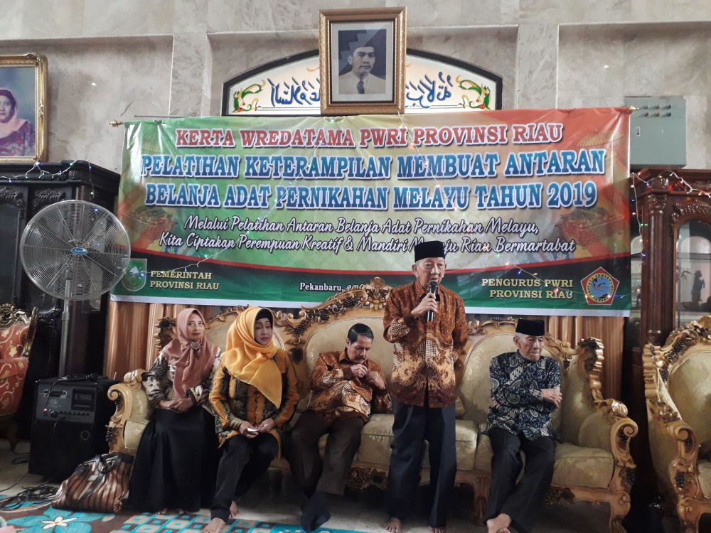 Kerta PWRI Riau Adakan Pelatihan Buat Hantaran Melayu
