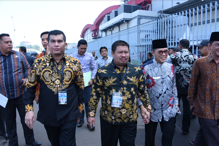 Bupati dan Ketua DPRD Bengkalis Hadiri RKP dengan Presiden Jokowi