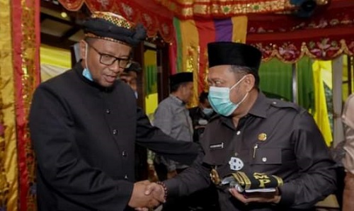 Bupati Hadiri Syukuran Penobatan Datuok Samad Dirajo Pasukuan Bendang Kenegerian Kampa