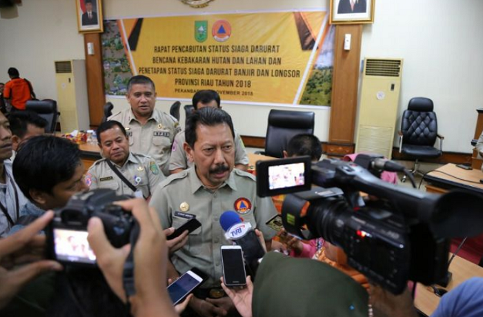 Edwar Sanger Sebut Riau Berhasil Bebas Asap Tiga Tahun Berturut-turut