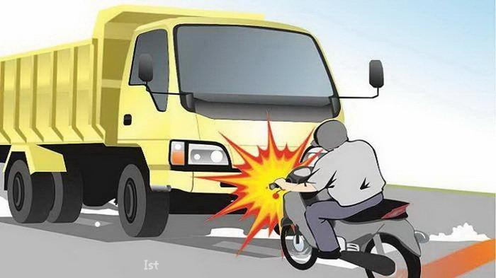 TRAGIS...Nyalip dan Tabrakan dengan Truk, Pelar di Dumai Tewas Mengenaskan, Temannya Luka-luka
