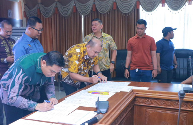 Pemko Pekanbaru Resmikan Peta Rencana Tata Ruang Marpoyan Damai