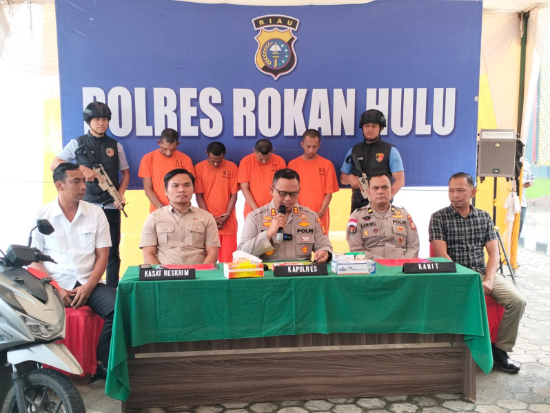 Satreskrim Polres Rohul Tangkap Pelaku Curas