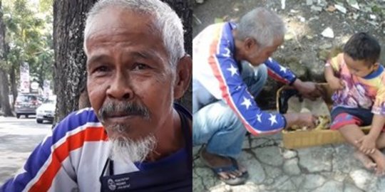 Perjuangan Kakek 68 Tahun Bercucuran Keringat Jualan Mainan, Demi Hidupi Keluarga
