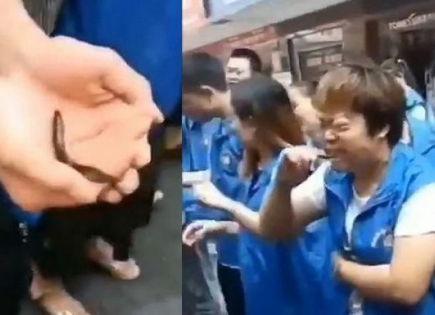 Jijik! Hanya karena Gagal Penuhi Target, Karyawan di Perusahaan Ini Dipaksa Makan Ikan Hidup dan Darah Ayam