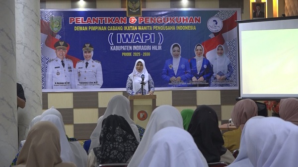 DPC IWAPI Inhil Dikukuhkan, Siap Berkontribusi Kembangkan Ekonomi Daerah
