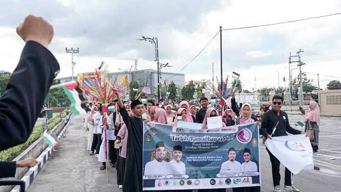 JPRMI Kota Dumai Laksanakan Tabligh Akbar Dan Pawai Tarhib Bersama Ratusan Remaja Masjid