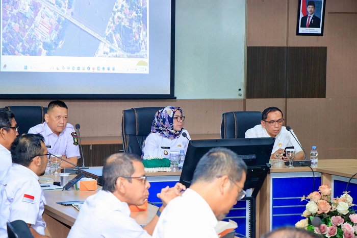 Pemkab Kampar dan  BPJN Bahas Pembebasan Lahan Pembangunan Jembatan di Teratak Buluh
