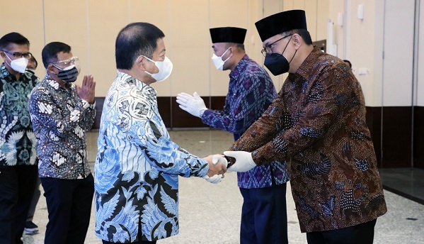 Bupati Rohul Sukiman Ucapkan Selamat  Pelantikan  Erwin Dimas Sebagai Staf Ahli Kementerian PPN/Bappenas RI