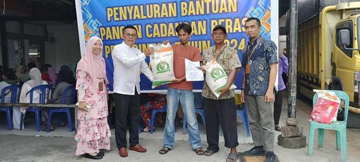 Kadis Ketahanan Pangan Monitoring Penyaluran beras CPP Periode Mei
