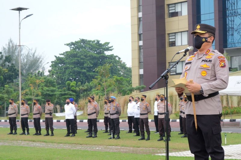 Kapolda Riau Pimpin Gelar Pasukan Operasi Zebra 2021