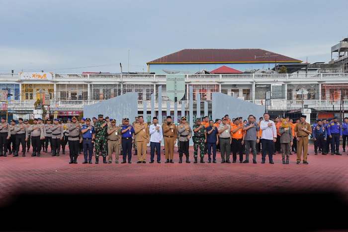 Pemkab Bengkalis  Apel Kesiapsiagaan  Penanganan Bencana Banjir