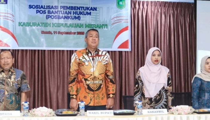 Pemkab Kepulauan Meranti Berkomitmen Bentuk Pos Bantuan Hukum Tingkat Desa dan Kelurahan