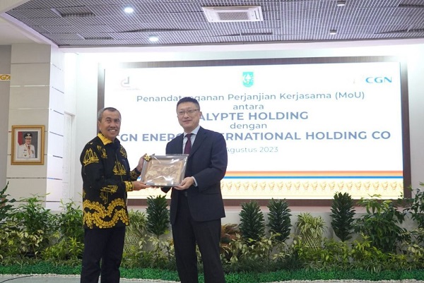Calypte Holding dan CGN International Bangun PLTS dan PLTG di Bengkalis
