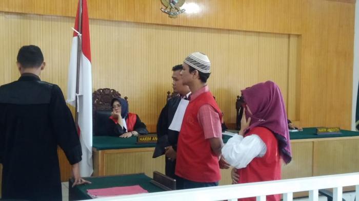 Terlibat Kasus Narkoba, Pecatan Polisi dan Bininya di Dumai Divonis Hakim 8 dan 5 Tahun Penjara