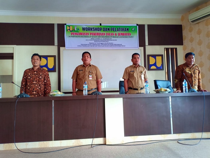 Workshop dan Pelatihan Pengawasan PUPR Rohul akan Ciptakan Pengawas Kompeten
