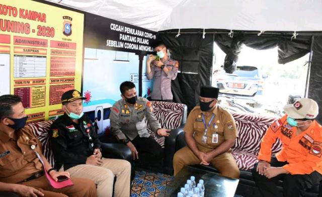 Walaupun Ada Larangan Mudik, Sekda Kampar Tetap Pantau Arus Balik Lebaran