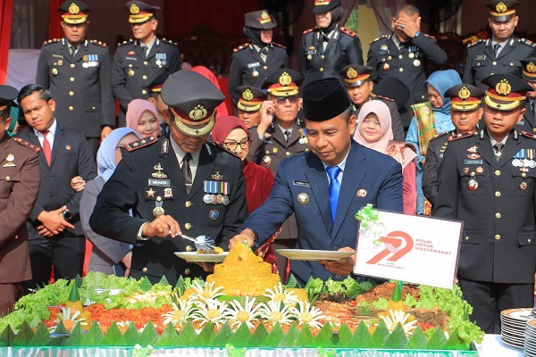 Bupati Kampar Apresiasi Polri dalam Menjaga stabilitas Keamanan, Kenyamanan dan ketertiban Di tengah-tengah Masyarakat