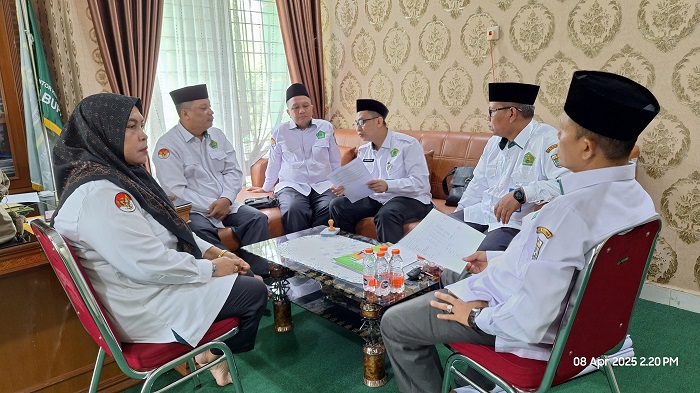 Kakan Kemenag Pelalawan  Bahas Manasik Haji Tiga Zona