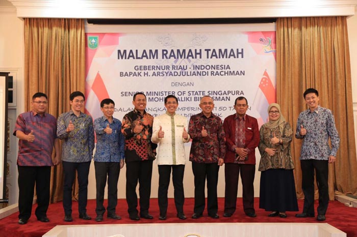 Menteri Senior Singapura: Banyak Peluang Kerjasama dengan Riau