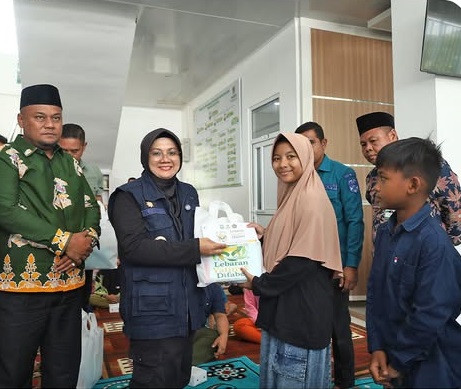 Anak Yatim dan disabilitas Siak Terima Bantuan dari Baznas