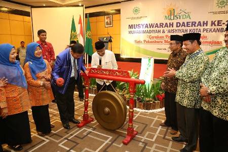 Musda XI Muhammadiyah dan Aisyiyah Kota Pekanbaru, Amal Usaha Pendidikan Berkualitas Jadi Perhatian