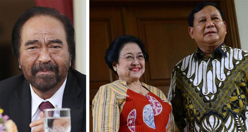 Terlihat Bahagia Ada Prabowo di Kongres PDIP, Megawati Seperti Lupa dengan Surya Paloh