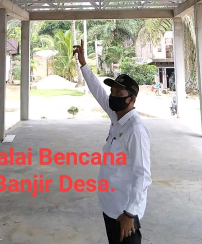 Desa Sungai Kumango-Rohul Bangun Gedung Serba Guna