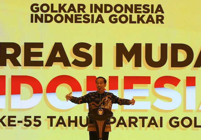 Sindir Surya Paloh di HUT Golkar, Jokowi Peringatkan Nasdem Agar Tetap di Barisan Pemerintah