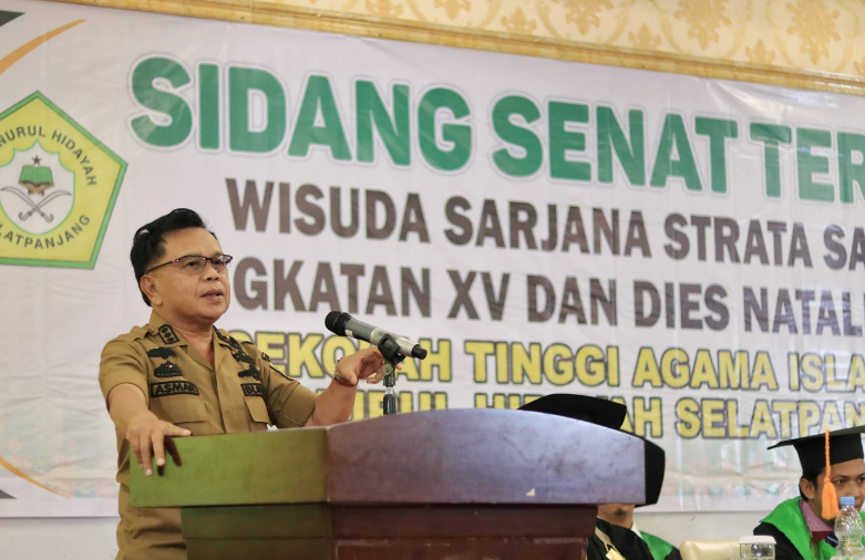 Hadiri Wisuda STAI NH, Asmar : Semoga Memberikan Kontribusi Positif