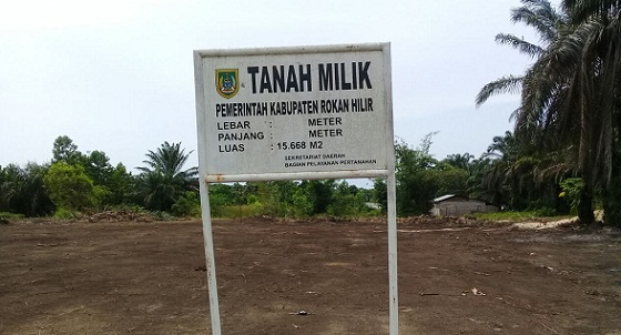 Pemkab Rokan Hilir Hibahkan Tanah untuk Pembangunan Polsek Tanah Putih