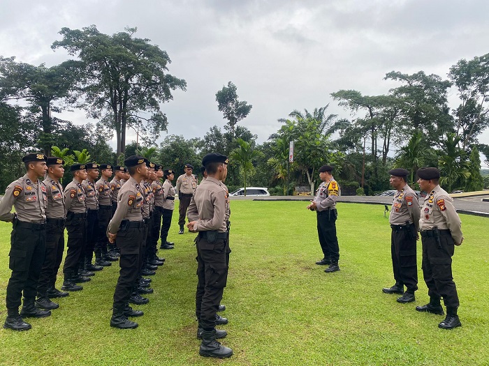 Bintara Remaja Polres Kuansing Angkatan 50 Tahun 2023 Jalani Kegiatan Pengenalan Lingkungan di Wilkum Polres Kuansing
