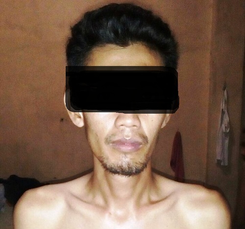 Bocor Ditangkap Kantongi 4 Bungkusan Sabu di Kebun Sawit Ujung Tanjung