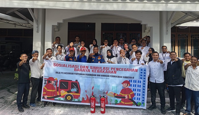 Kolaborasi Balai PK3KP Damkar Pekanbaru  Edukasi Pencegahan Bahaya kebakaran