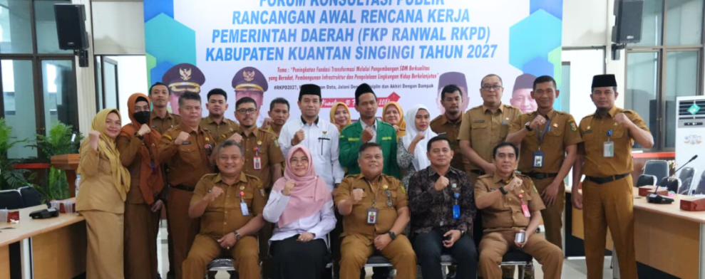 Perencanaan Pembangunan 2027, Pemkab Kuansing Gelar Forum Konsultasi Publik