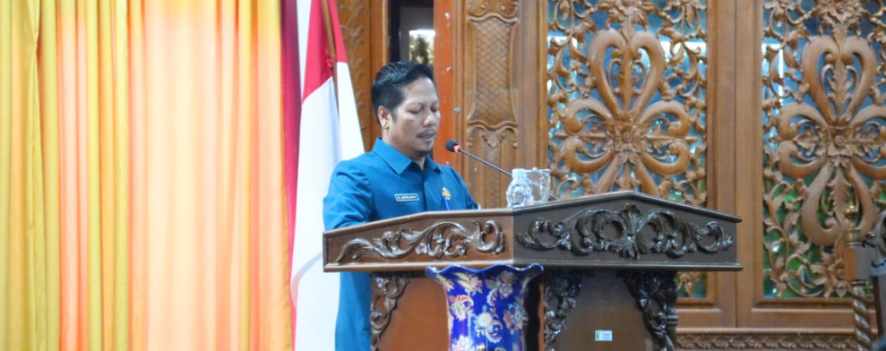 Wabup Kuansing Sampaikan Jawaban Pemerintah Atas Pandangan Fraksi DPRD Terkait Rancangan Perda Perangkat Daerah