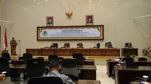 Bahas Perda RPJMD Tahun 2013-2018, DPRD Inhil Gelar Rapat Paripurna