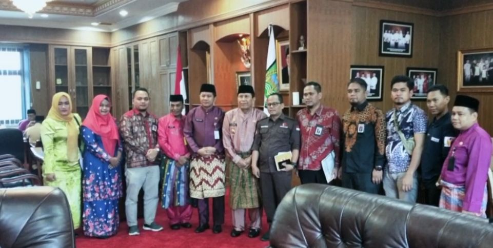 Pastikan Anggaran, Bawaslu Audiensi Ke Bupati Rohul