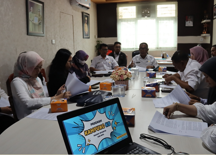 DPPKB Inhil Bentukan Pengurus Tim Kelompok Kerja Kampung KB Tingkat Kabupaten