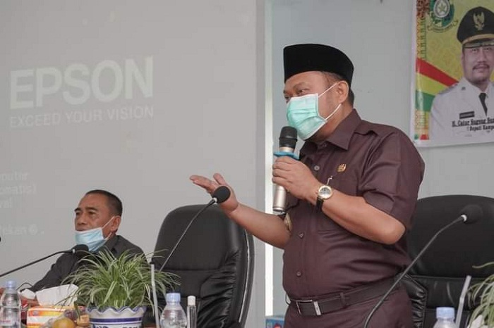 Bupati Kampar Buka Sosialisasi Aplikasi dan Laporan Online untuk 3 Kecamatan.